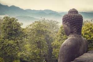 buddha statue in nature